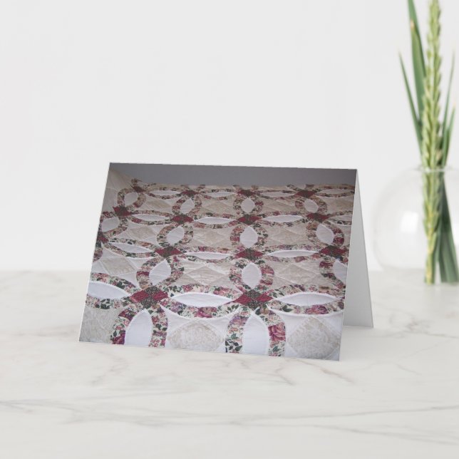 Tarjeta Edredón, vigilar de dios de mayo usted (Anverso)