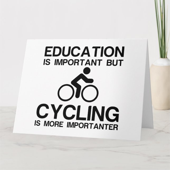Tarjeta Educación y ciclismo (Anverso)