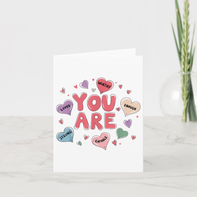 Tarjeta Educador educado Día de San Valentín  Enseñar dulz (Anverso)