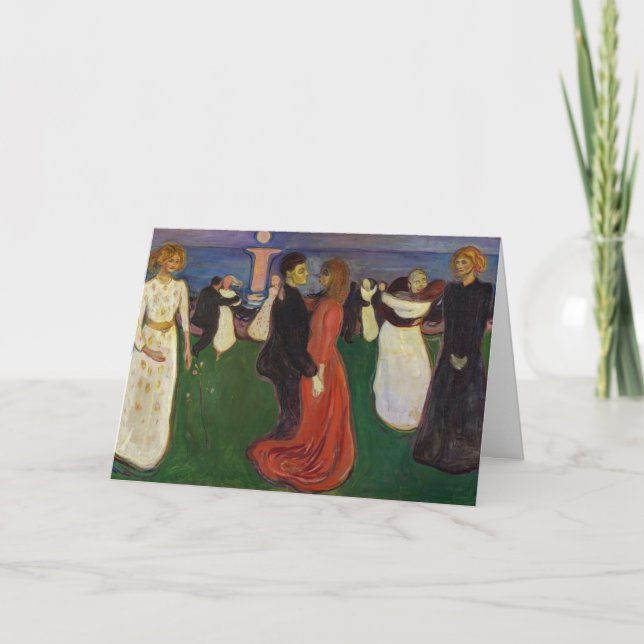 Tarjeta Edvard Munch - El baile de la vida (Anverso)