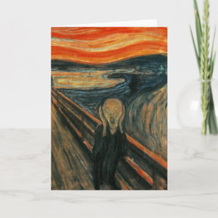 Tarjeta Edvard Munch - el grito