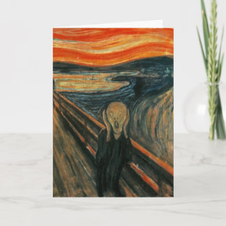 Tarjeta Edvard Munch - el grito