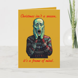 Tarjeta Edvard Munch La Navidad No Es Una Temporada