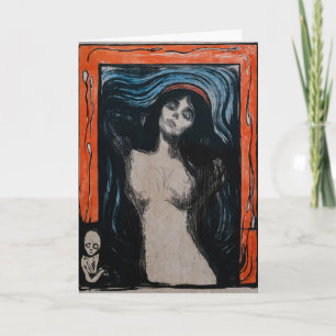 Tarjeta Edvard Munch - Madonna Litografía