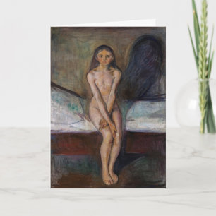 Tarjeta Edvard Munch - Pubertad