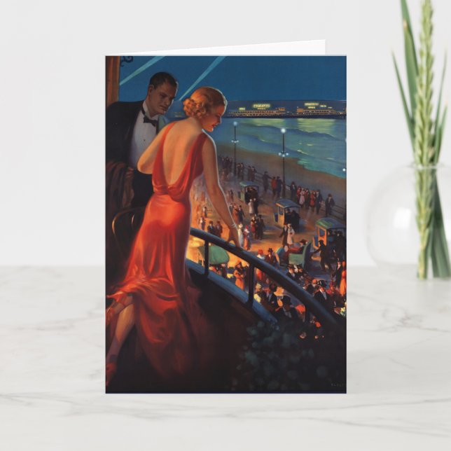 Tarjeta Edward Mason Eggleston Atlantic City (Anverso)
