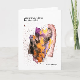 Tarjeta ee cummings se atreve completamente a usar la tarj