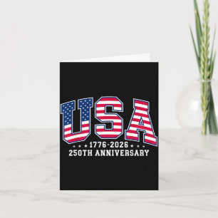 Tarjeta EE. UU. 1776-2026 250 aniversario 4 de julio