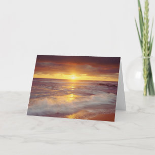Tarjeta EE. UU., California, San Diego. Playa Sunset Cliff