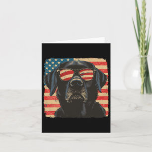 Tarjeta Ee.Uu. Patriot 4 De Julio Labrador Recuperador Per