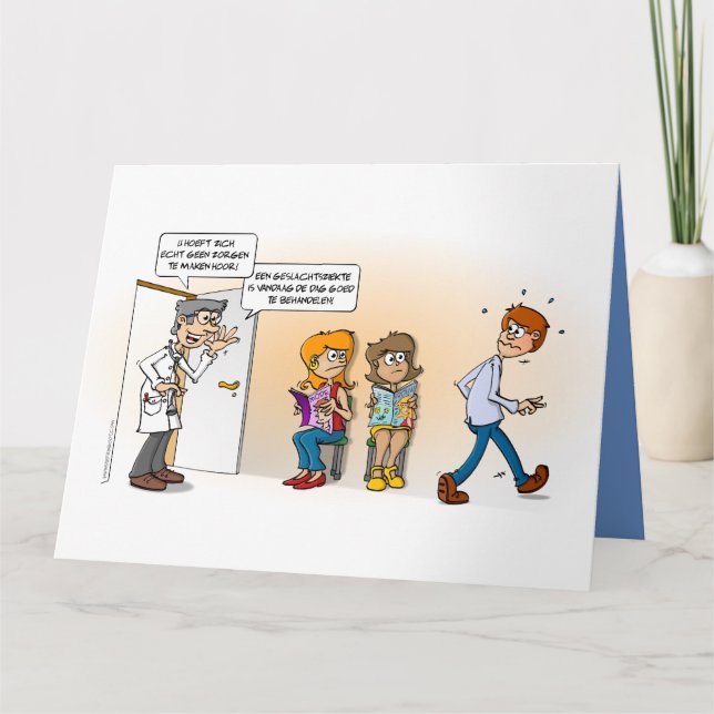 Tarjeta Een geslachtsziekte is goed te behandelen.  (Anverso)