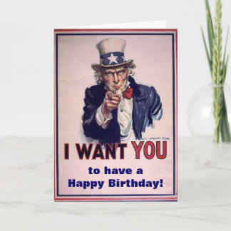 Tarjeta "EEUU - Feliz cumpleaños"