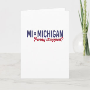 Tarjeta EEUU - IM = Confusión de Michigan No Minnesota