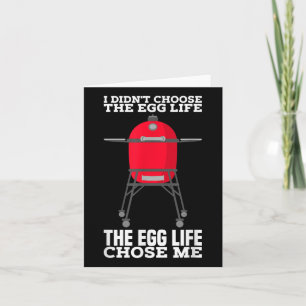 Tarjeta Egg Life Eligió Me Kamado Smoker Grill Bbq