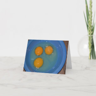 Tarjeta Egg Yolk Notecard