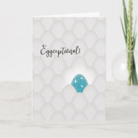 ¡Eggcepcional! Huevo de Purpurina Azul Felicidades