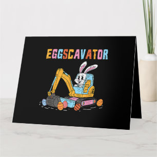 Tarjeta Eggscavator Semana Santa Caza Caza Camiones De Con
