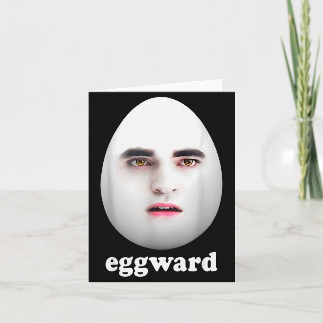Tarjeta Eggward Meme Divertido  (Anverso)