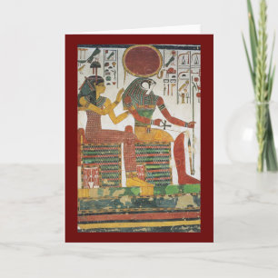 Tarjeta Egipcio antiguo Horus