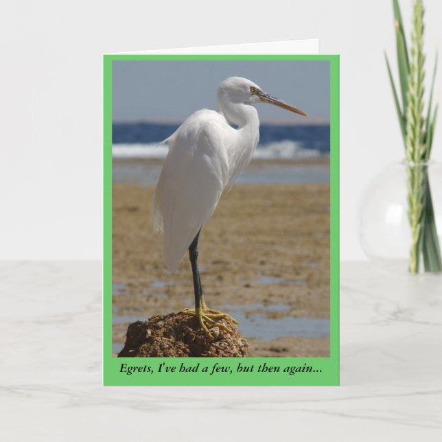 Tarjeta Egret (Anverso)