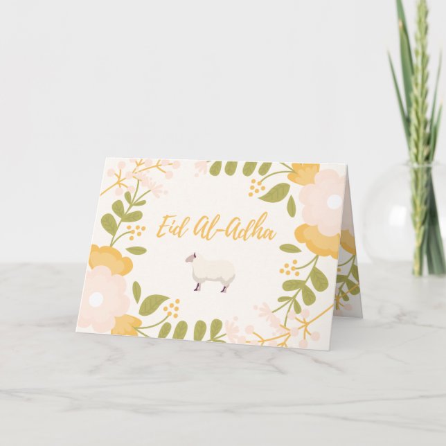 Tarjeta Eid al-Adha (Anverso)
