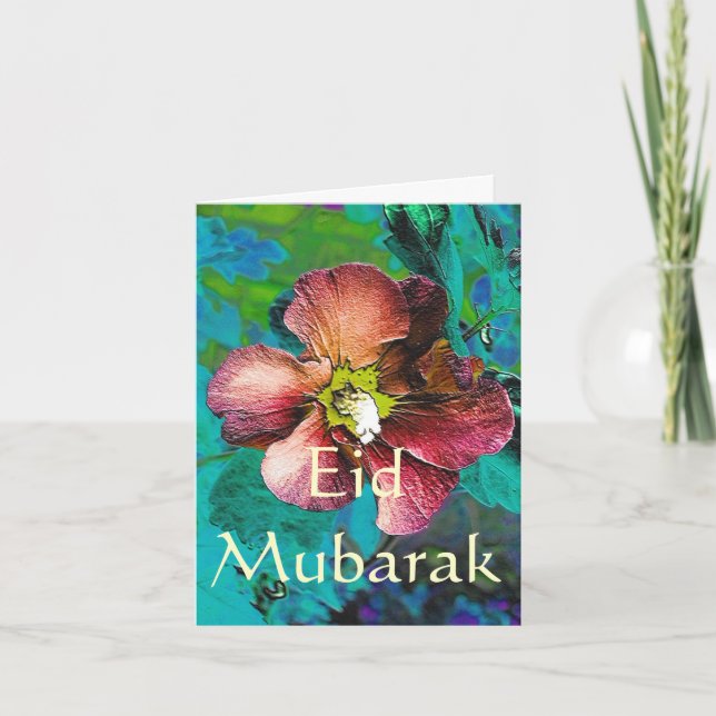 Tarjeta Eid mubarak (Anverso)