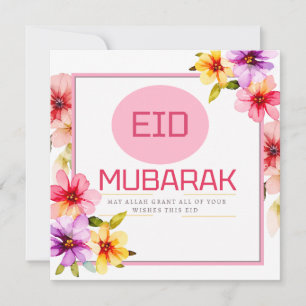 Tarjeta Eid mubarak