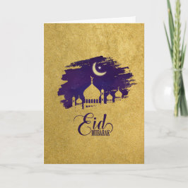 Tarjeta Eid Mubarak - Feliz Eid