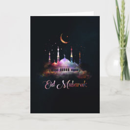 Tarjeta Eid Mubarak - Feliz Eid