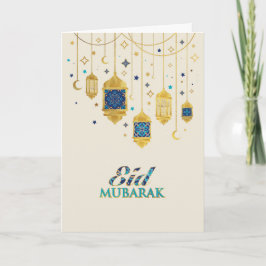 Tarjeta Eid Mubarak - Feliz Eid