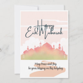 Tarjeta Eid Mubarak para el Festival