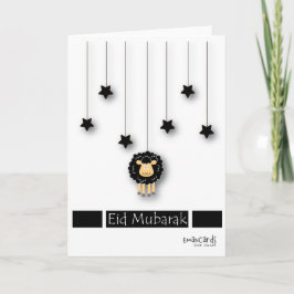 Tarjeta Eid ul Adha Mubarak - Cute Sheep