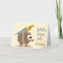 Einschulungskarte – liebevoll handgezeichnet