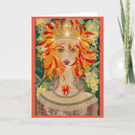 Tarjeta Eire, diosa del pelirrojo irlandés