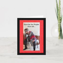Tarjeta Ejercicio para personas mayores de 60 años