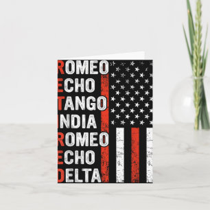 Tarjeta Ejército de Jubilación de Veteranos Retirados de A