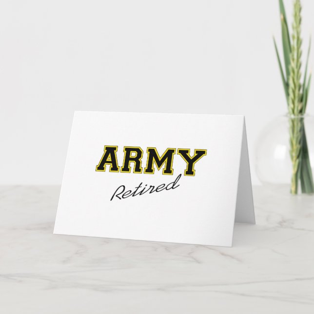 TARJETA EJÉRCITO RETIRADO (Anverso)