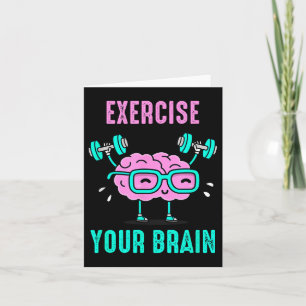 Tarjeta Ejerza Tu Cerebro Formar Tu Gráfica De Gráfica Gra