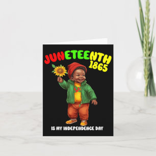 Tarjeta El 10° Niño Y Chica Africano Es Mi Indio