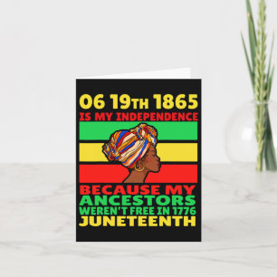 Tarjeta El 11 de junio es mi Chica negro libre por el Día 
