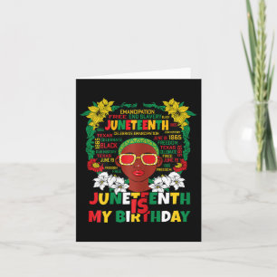 Tarjeta El 11 De Junio Es Mi Cumpleaños Para Mujeres Y Chi