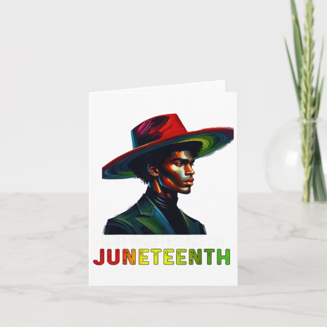 Tarjeta El 12 De Junio De 2025 Es Mi Día De La Independenc (Anverso)