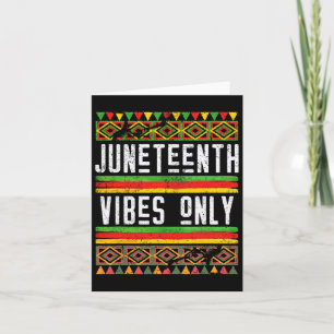 Tarjeta El 18 de junio sólo vibra África 1865 U negra esta