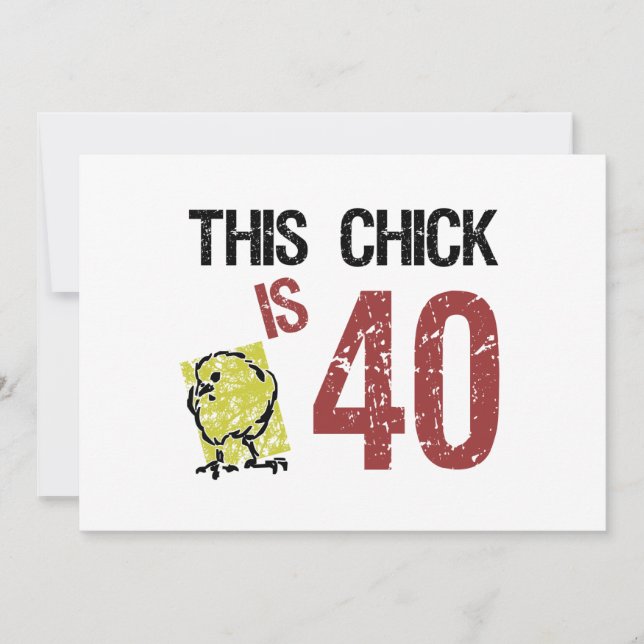 Tarjeta El 40 cumpleaños de las mujeres es gracioso (Anverso)