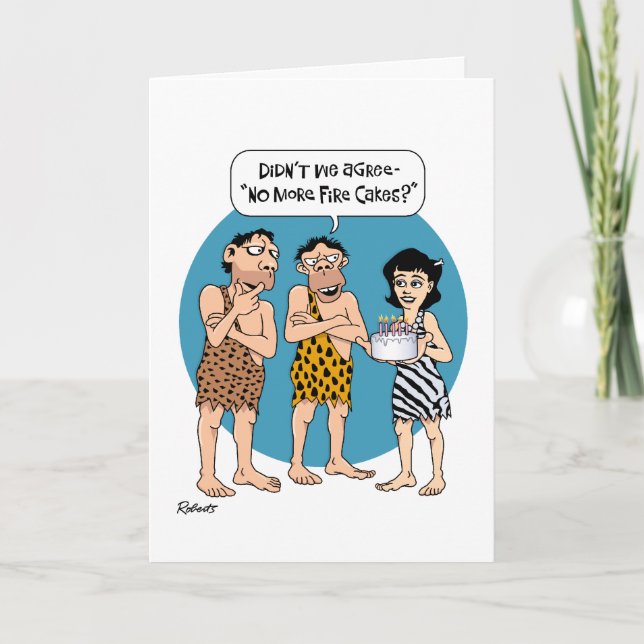 Tarjeta El 41º cumpleaños humorístico (Anverso)