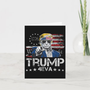 Tarjeta El 4 De Julio De Trump Ama Por Siempre Al Presiden