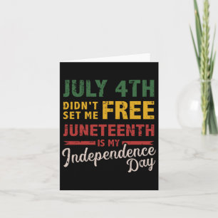Tarjeta El 4 de julio no me liberó el día 10 de junio