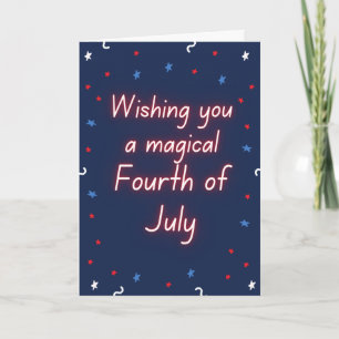 Tarjeta El 4 mágico de julio