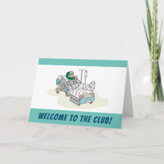 Tarjeta El accidente de motocicleta se vuelve gracioso