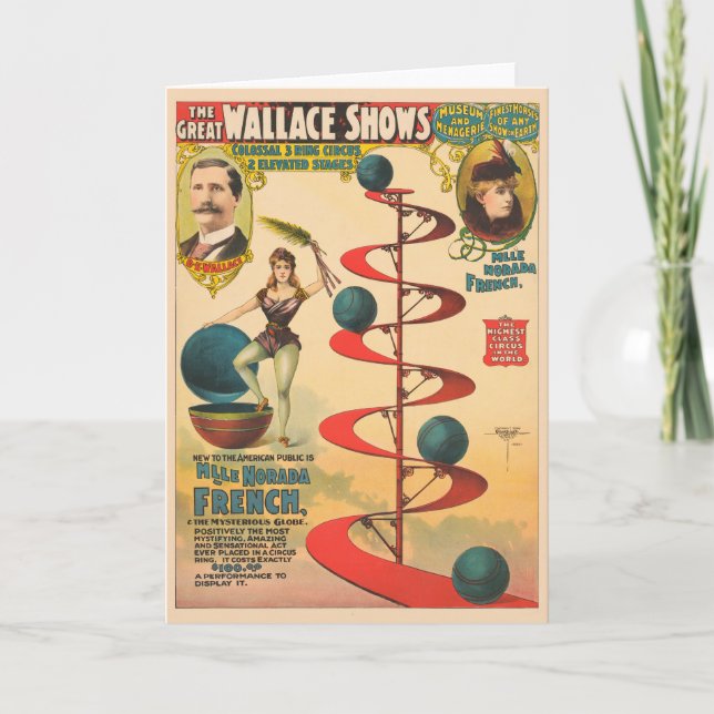 Tarjeta El Acto De M'lle Norada French (Anverso)